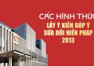 Triển khai lấy ý kiến nhân dân về sửa đổi Hiến pháp 
