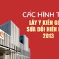Triển khai lấy ý kiến nhân dân về sửa đổi Hiến pháp 